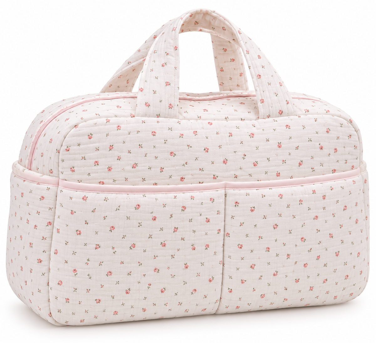 Bolso Maternidad Flores Rosa Koku