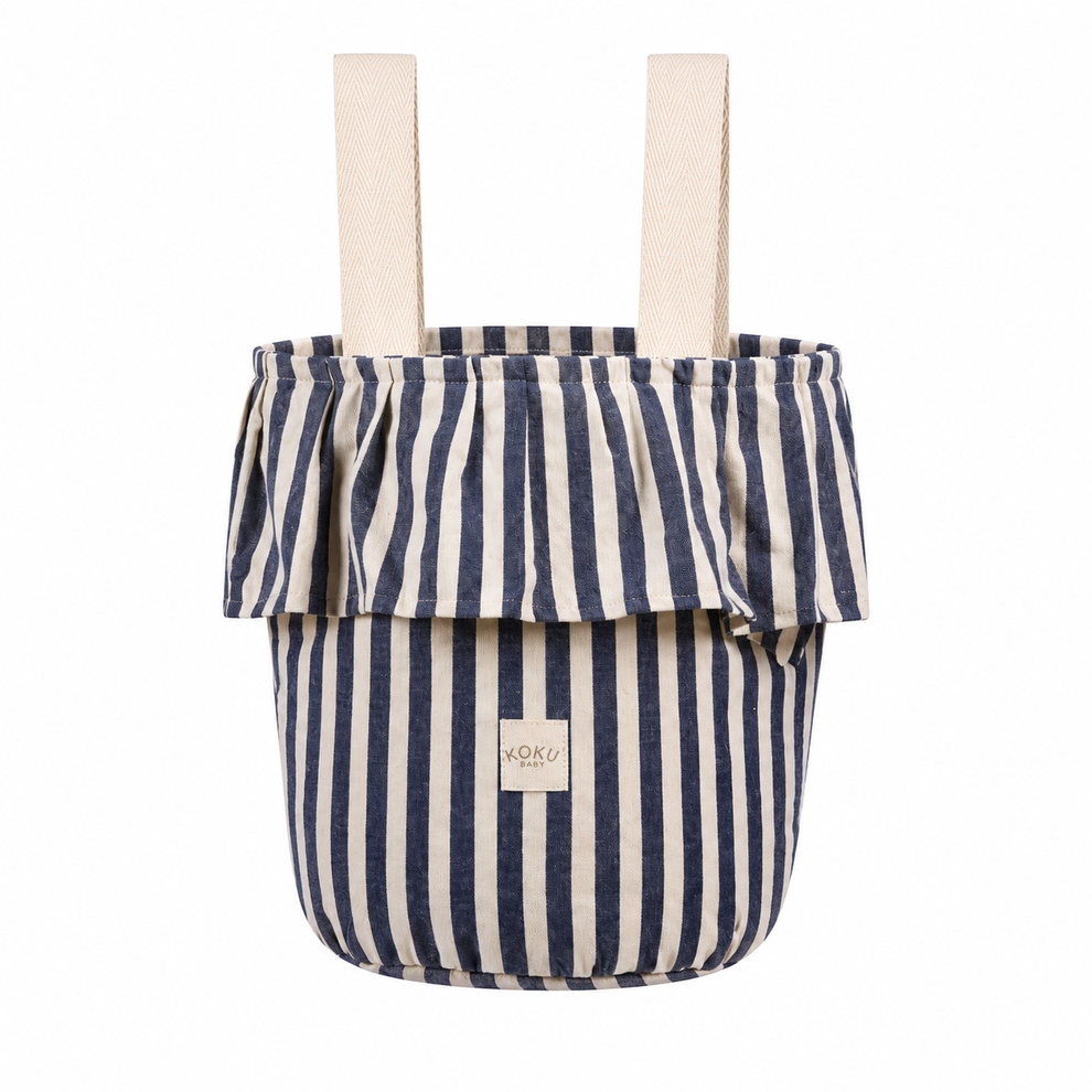 Bolso Basket Stripe Azul Koku