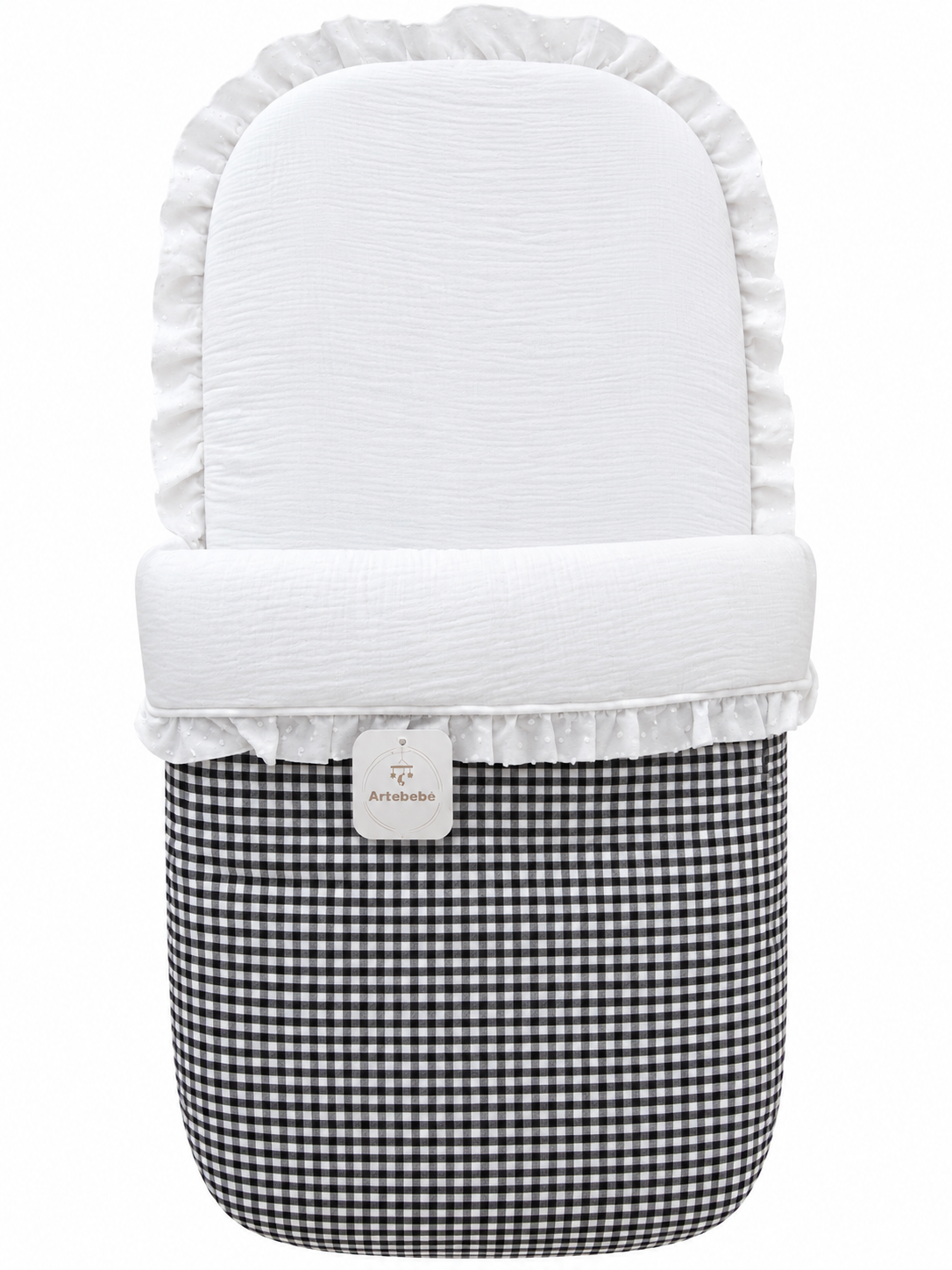 Saco Capazo Vichy Negro