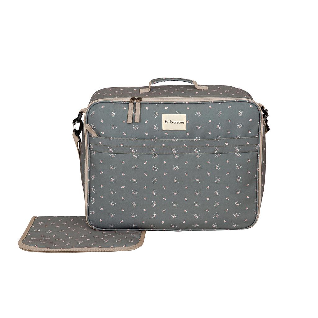 Maleta + Cambiador Dalia Verde Bimbidream