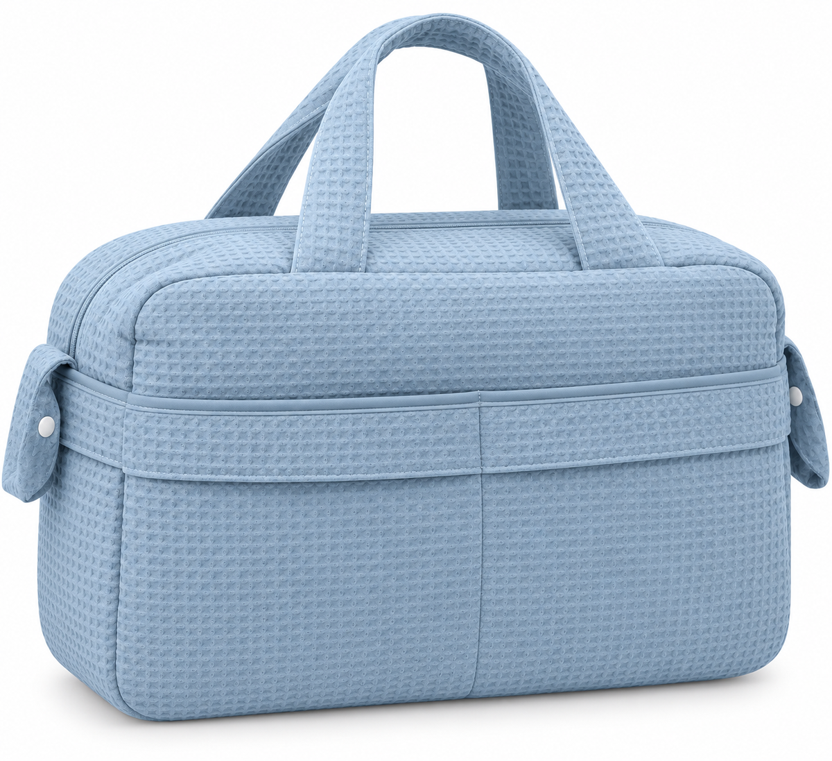 Bolso Maternidad Waffle Azul Oscuro Don Algodón