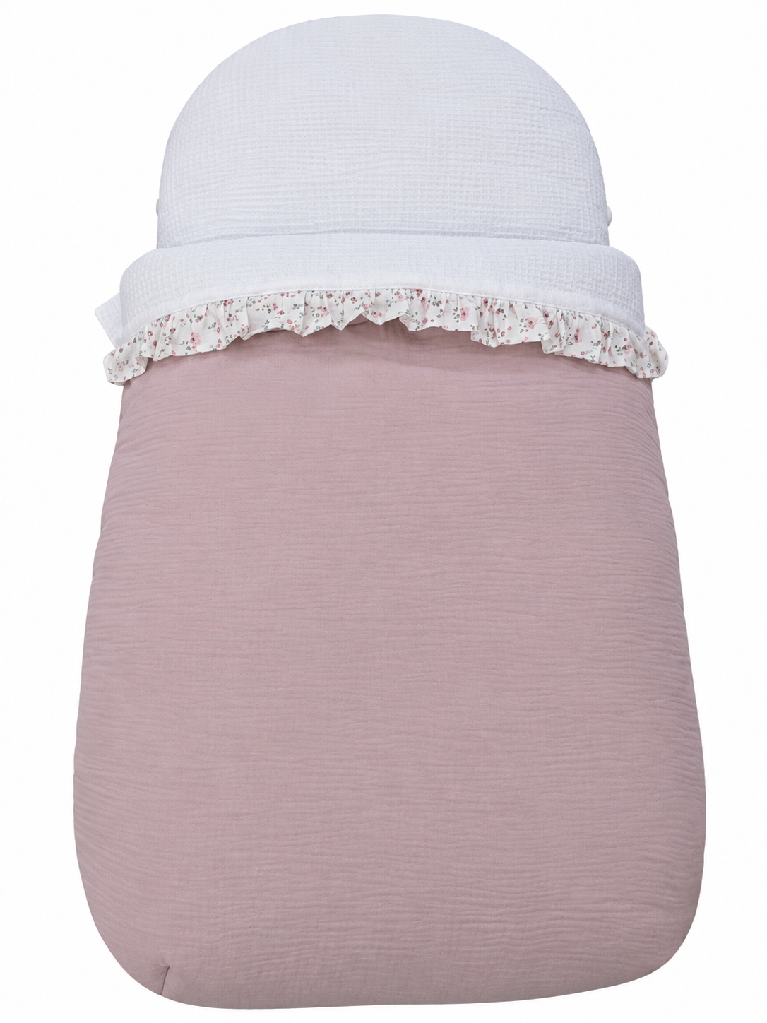 Saco Capazo Maquillaje Filo Flores Bambula