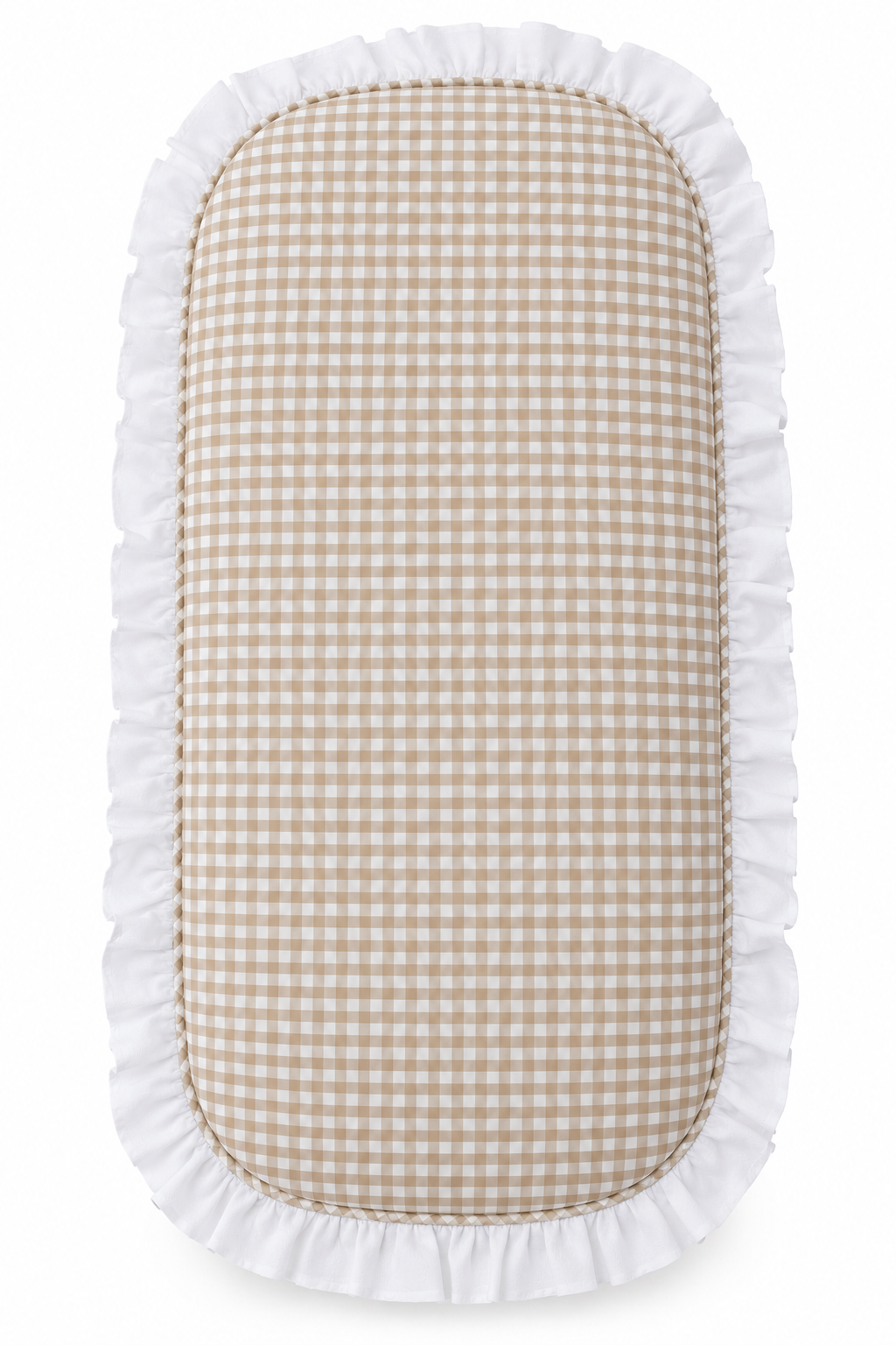 Colchoneta Vichy Marrón Capazo