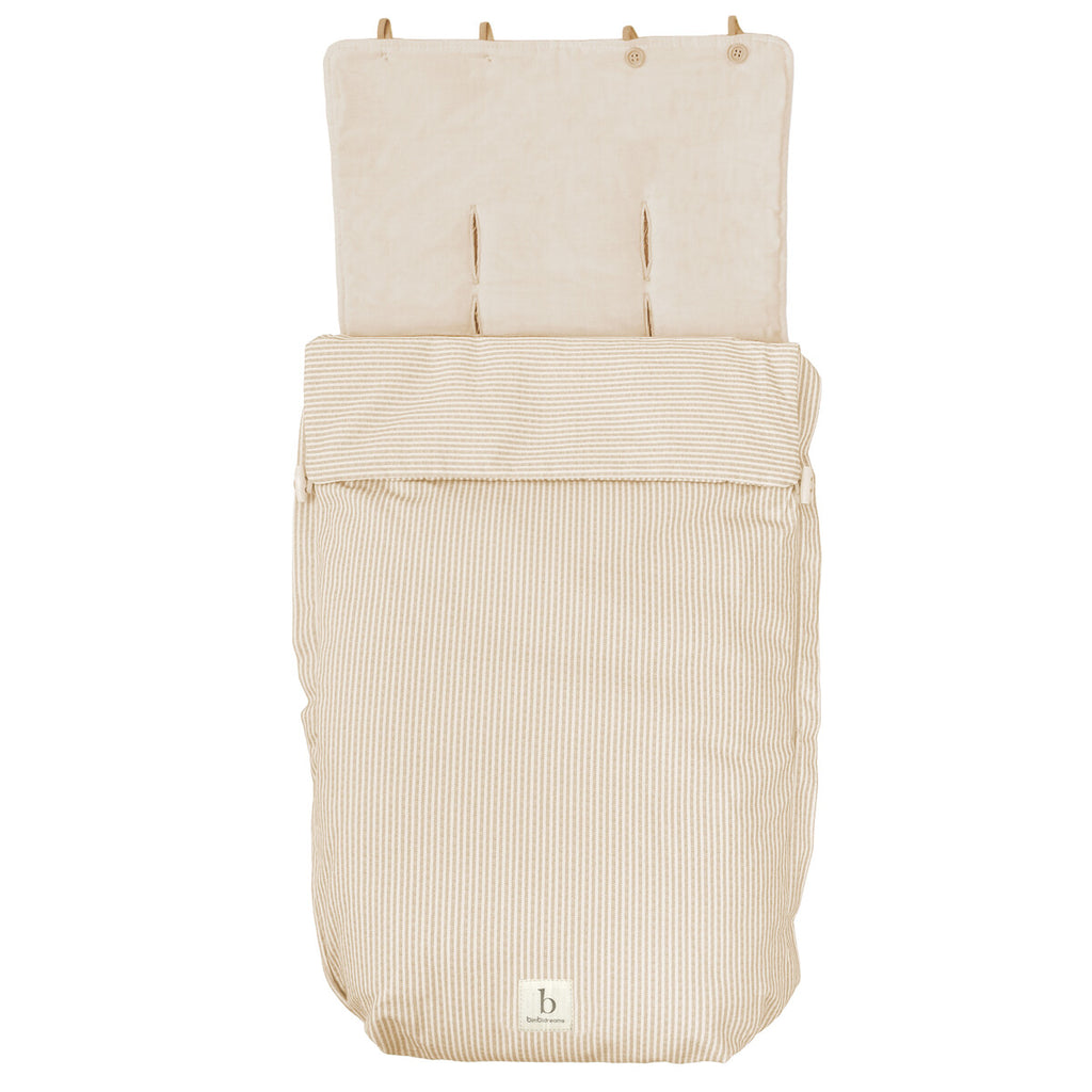 Saco Capazo Con Capucha Lino Bimbidreams