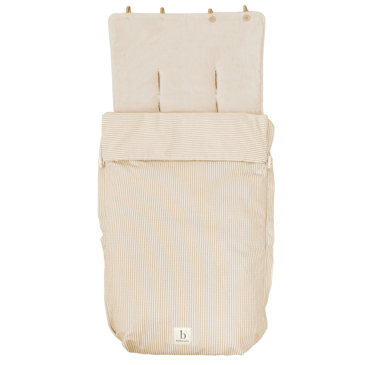 Saco Capazo Con Capucha Lino Bimbidreams