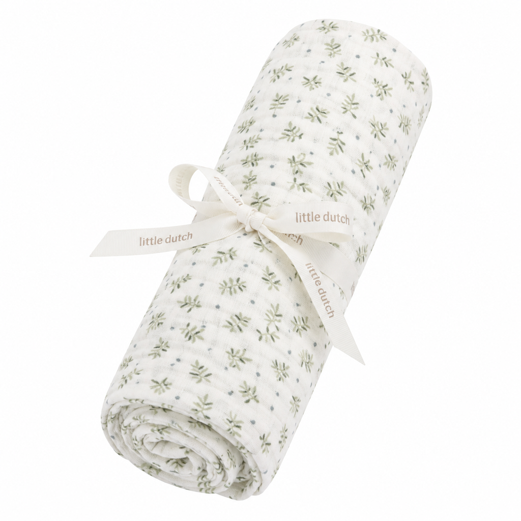 Muselina Blueberry 120x120cm Little Dutch