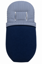 Pack Saco Silleta + Bolso Rayas Azul