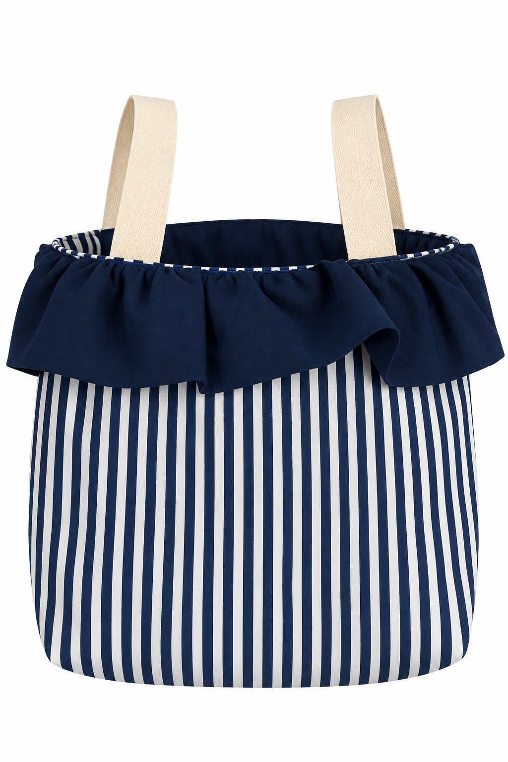 Pack Saco Silleta + Bolso Rayas Azul