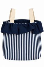 Pack Saco Silleta + Bolso Rayas Azul