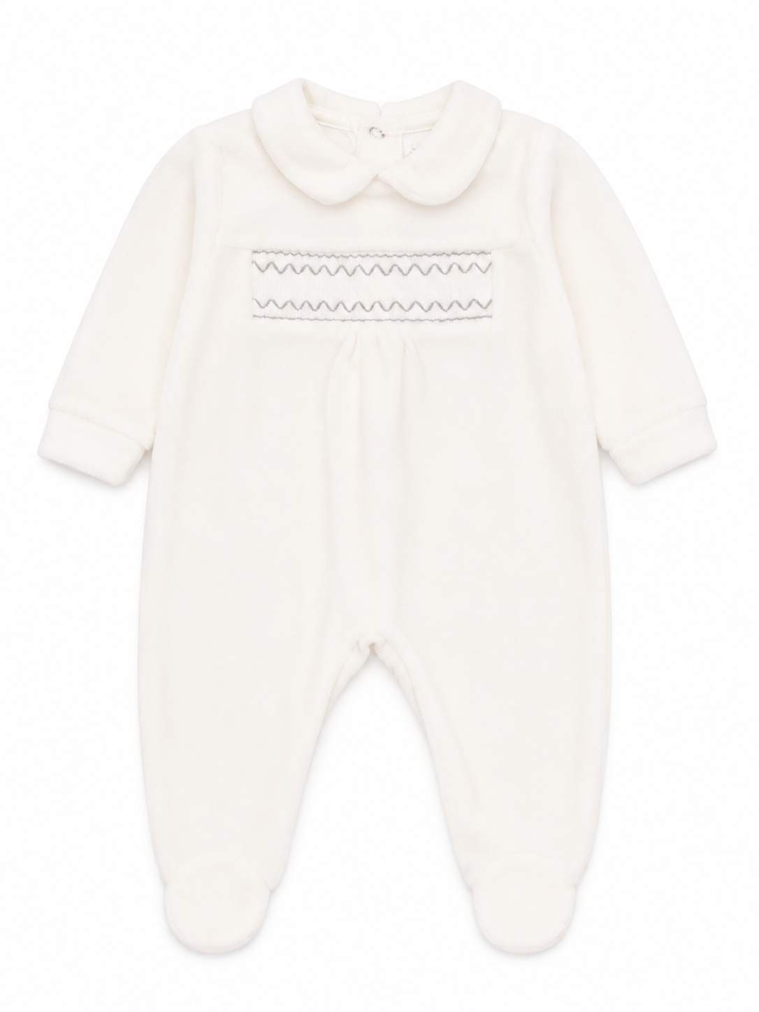 Pijama Terciopelo Camino Blanco