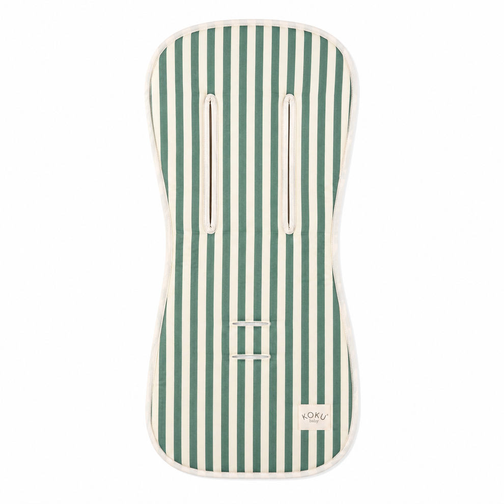 Colchoneta Mariposa Stripe Verde Koku