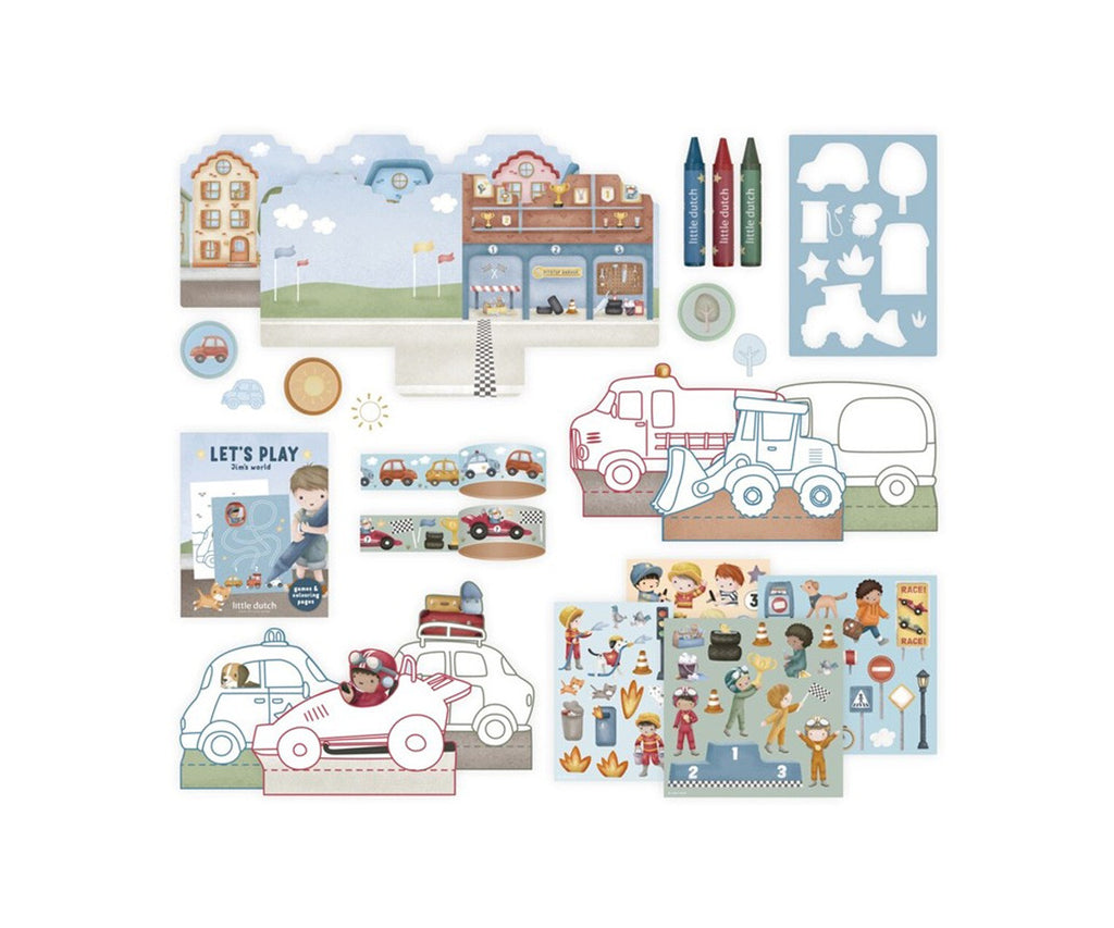 Maleta de Creatividad Azul Little Dutch