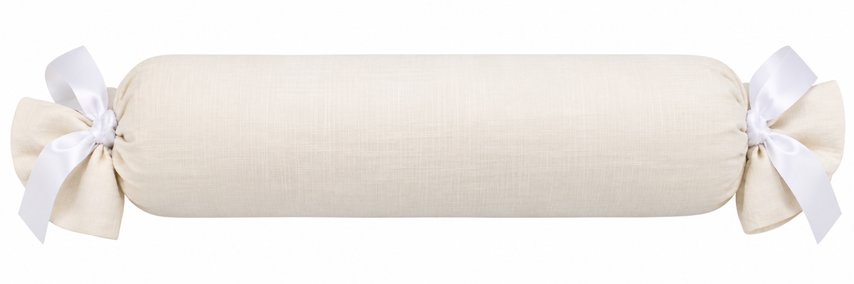 Caramelo Bambula Beige Lazo Blanco