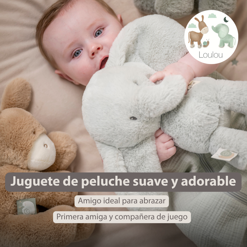 Peluche Elefante Verde Nattou