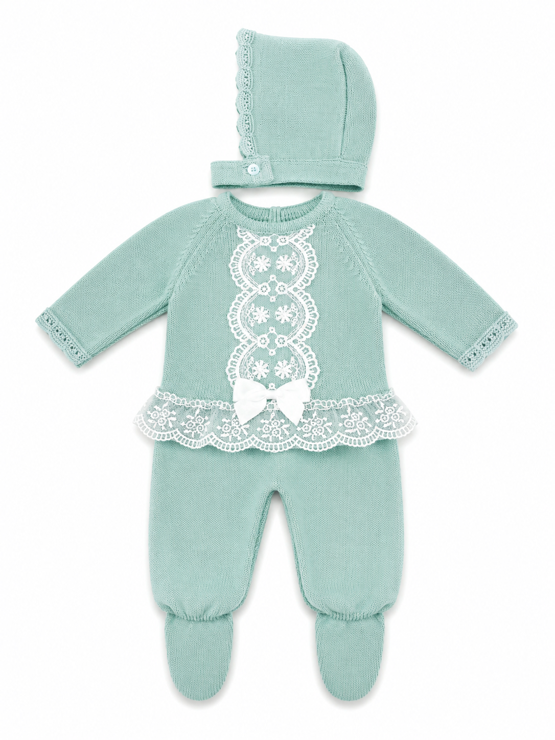 Conjunto Encaje Verde