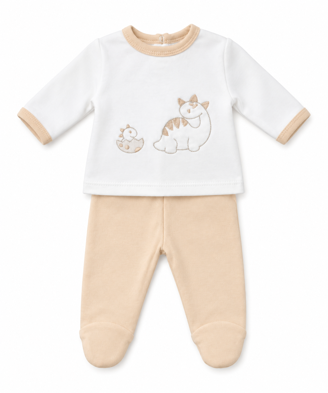Conjunto Dinos Beige