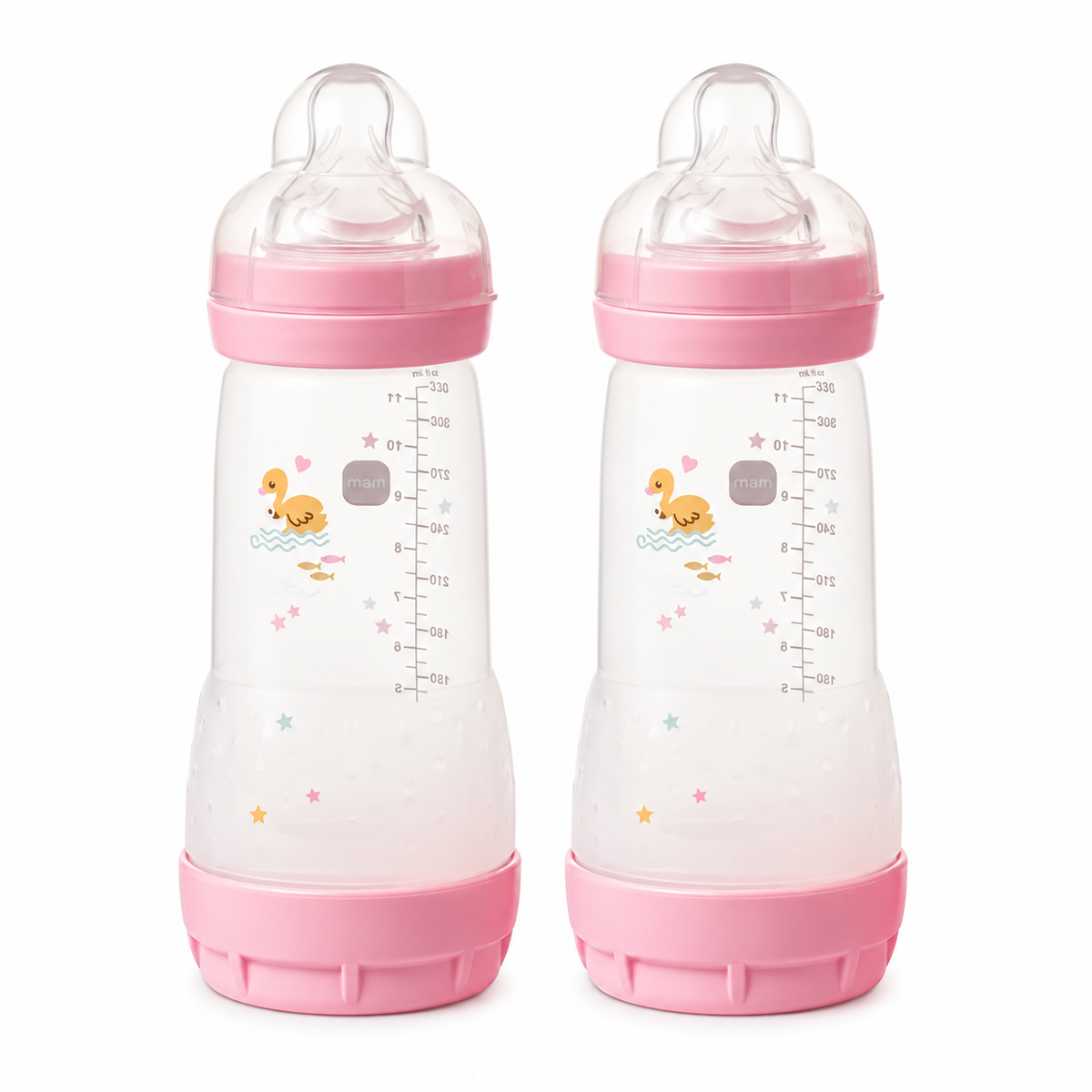 Pack 2 Biberones Rosa Mam 320 ml