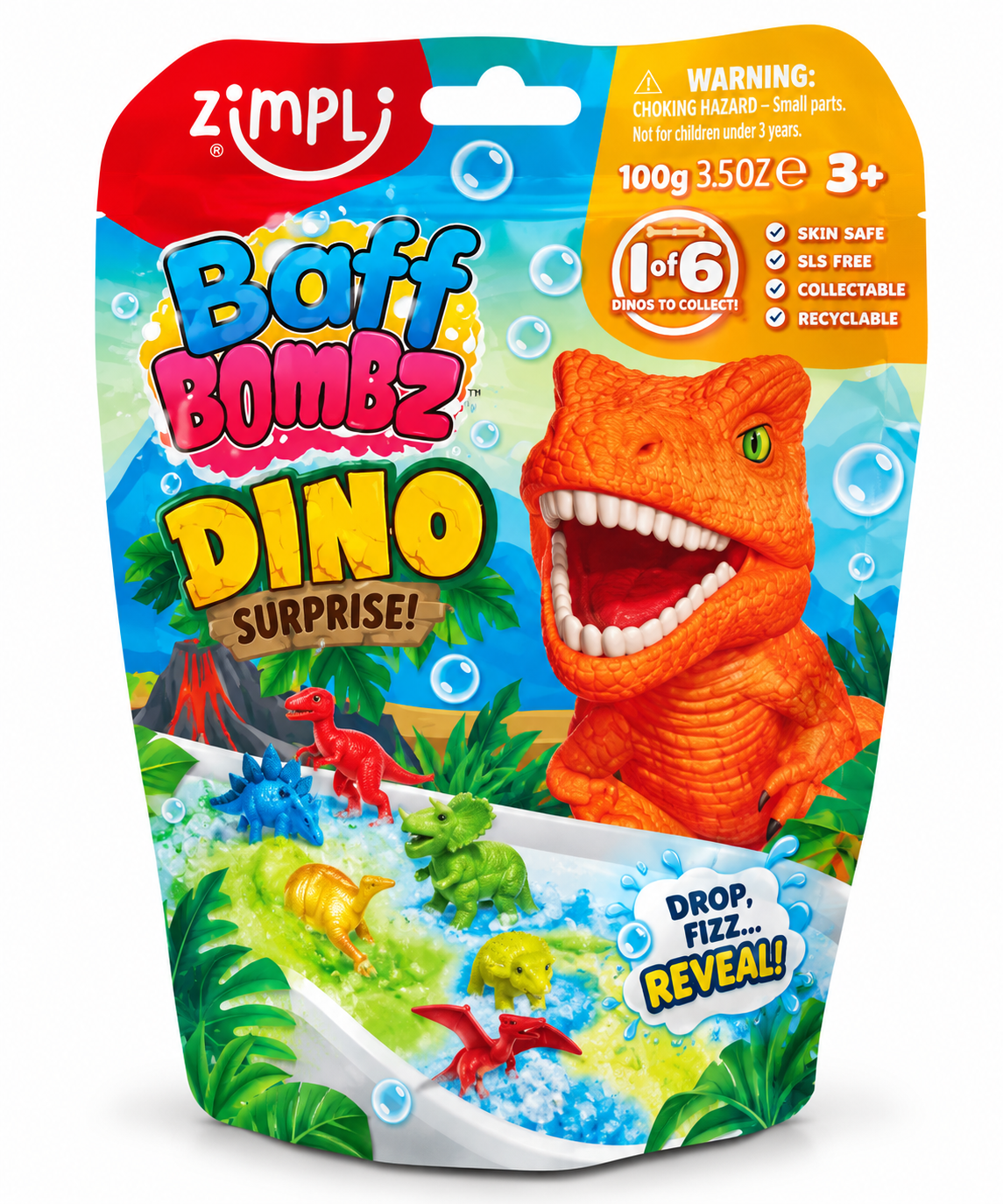 Bomba de Baño Dino