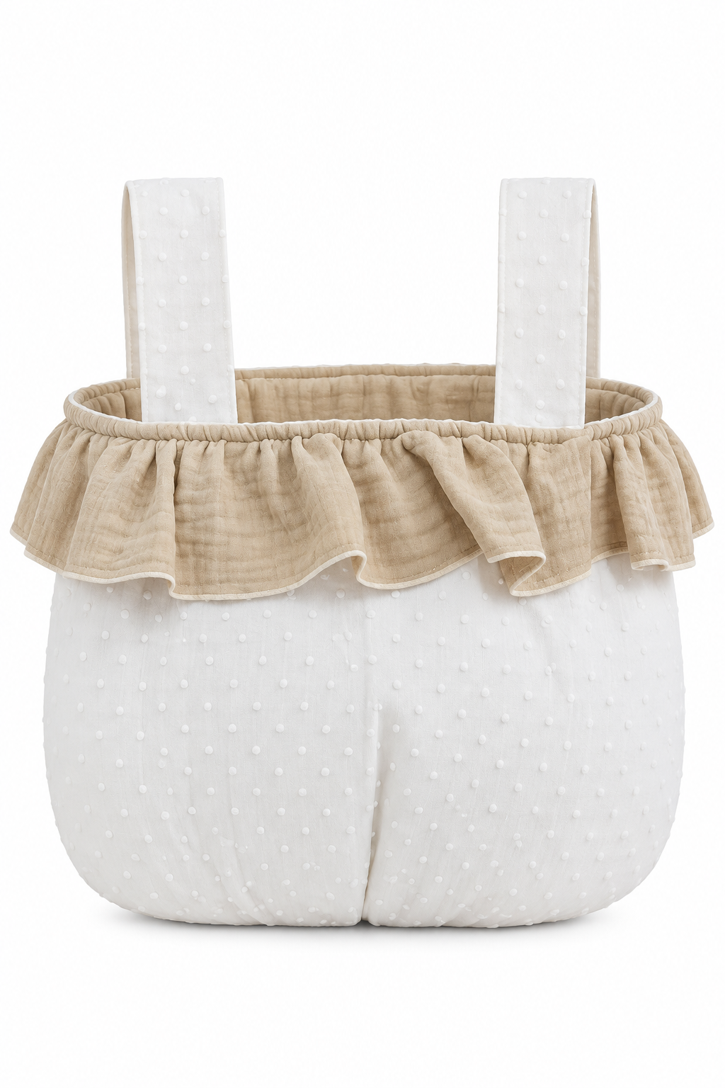 Bombonera Plumeti Beige