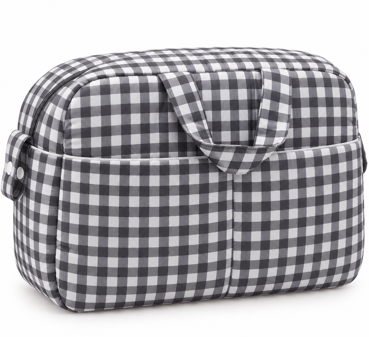 Bolso Maternidad Vichy Negro Don Algodón