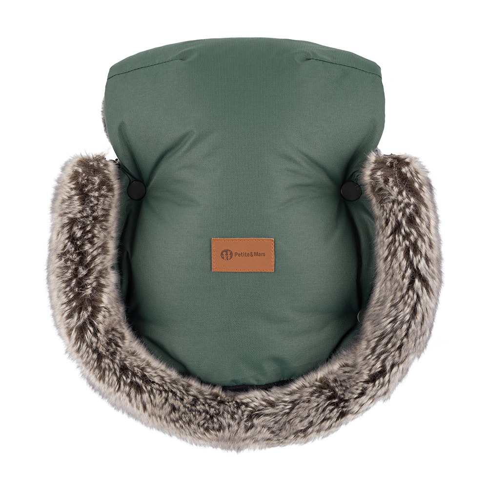 Manoplas Térmicas Furry Khaki