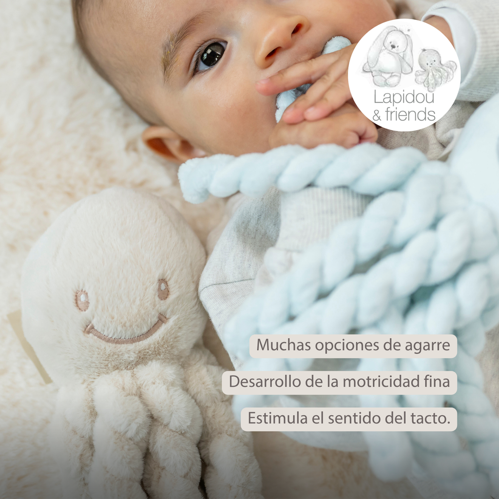 Doudou Pulpo Beige Nattou