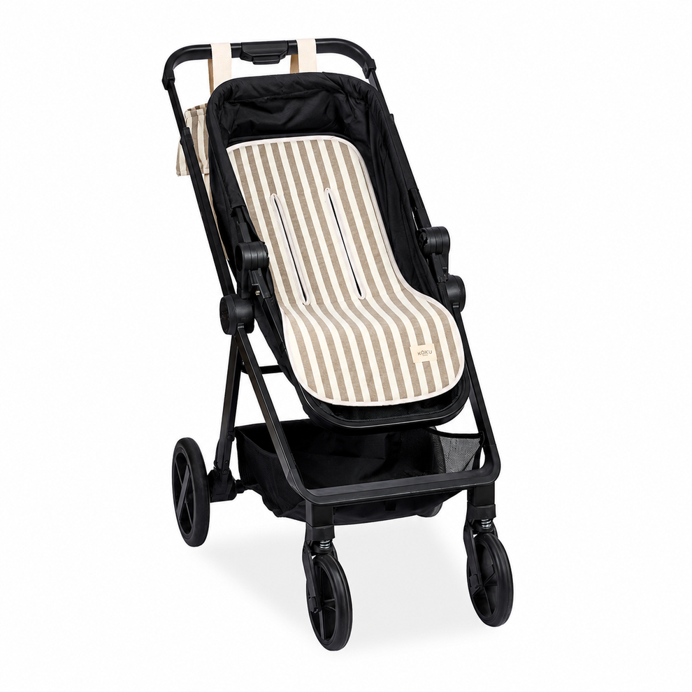 Colchoneta Mariposa Stripe Beige Koku