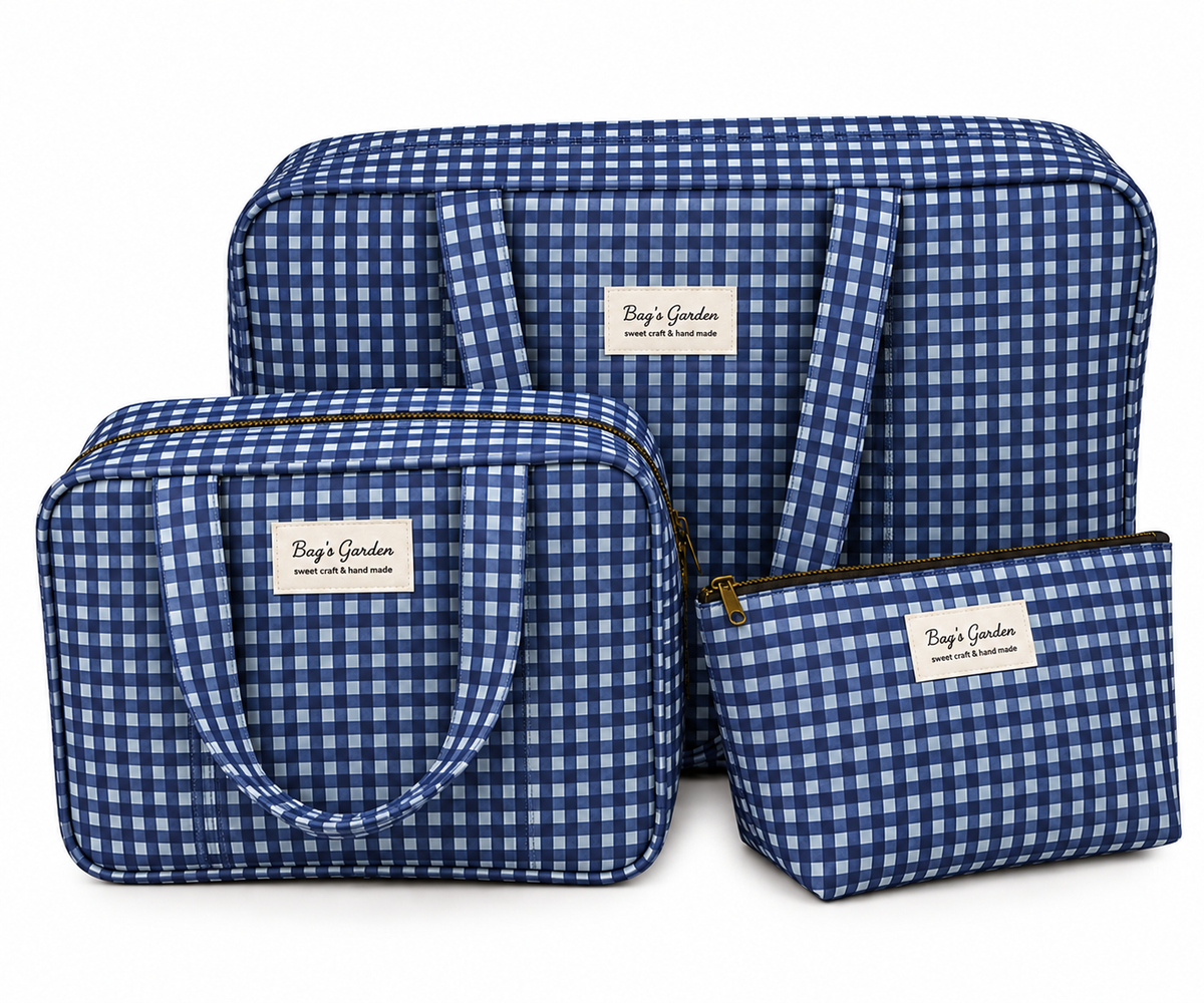 Pack Bolsos Vichy Azul