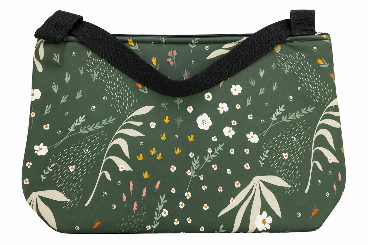 Bolso Mini Flores Verde Oscuro Bimbidreams