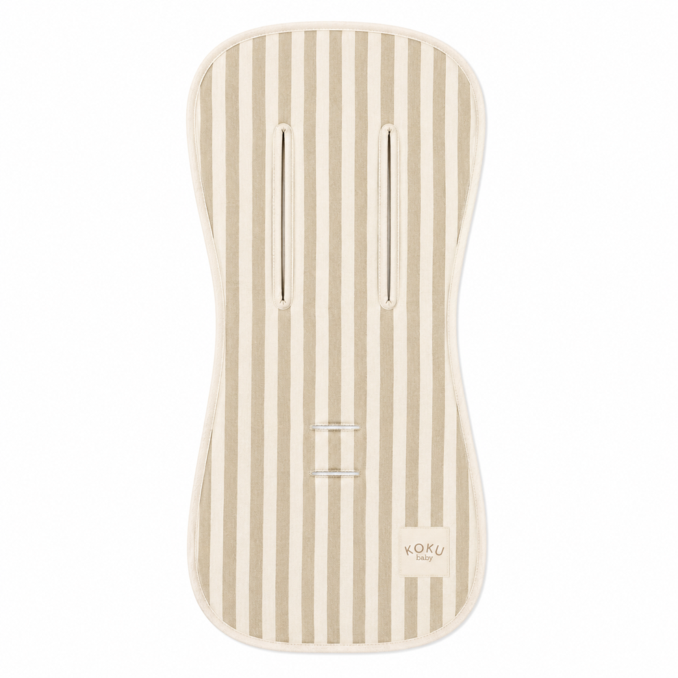 Colchoneta Mariposa Stripe Beige Koku