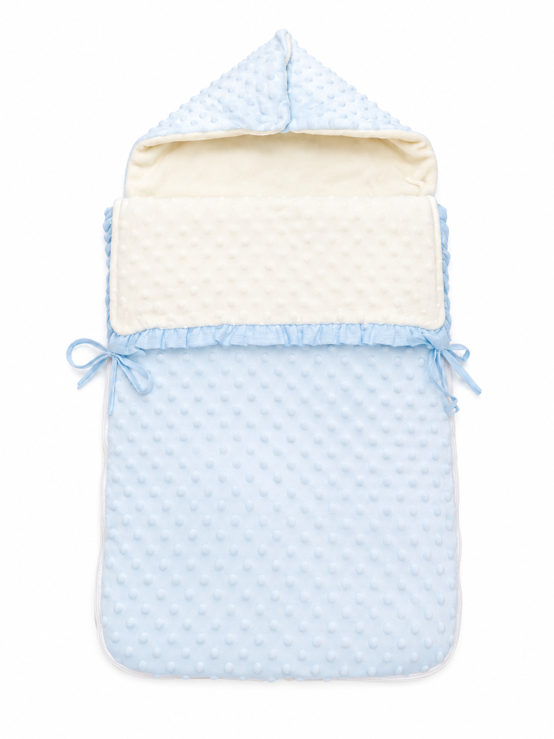 Saco Capazo Burbujas Celeste