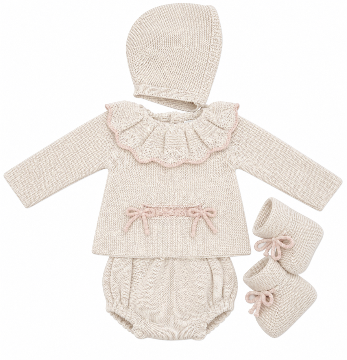 Conjunto 4 Piezas Mac Ilusión 0235 Beige/Nude