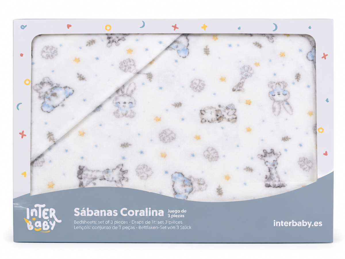 Sábanas Koala Coralina Minicuna