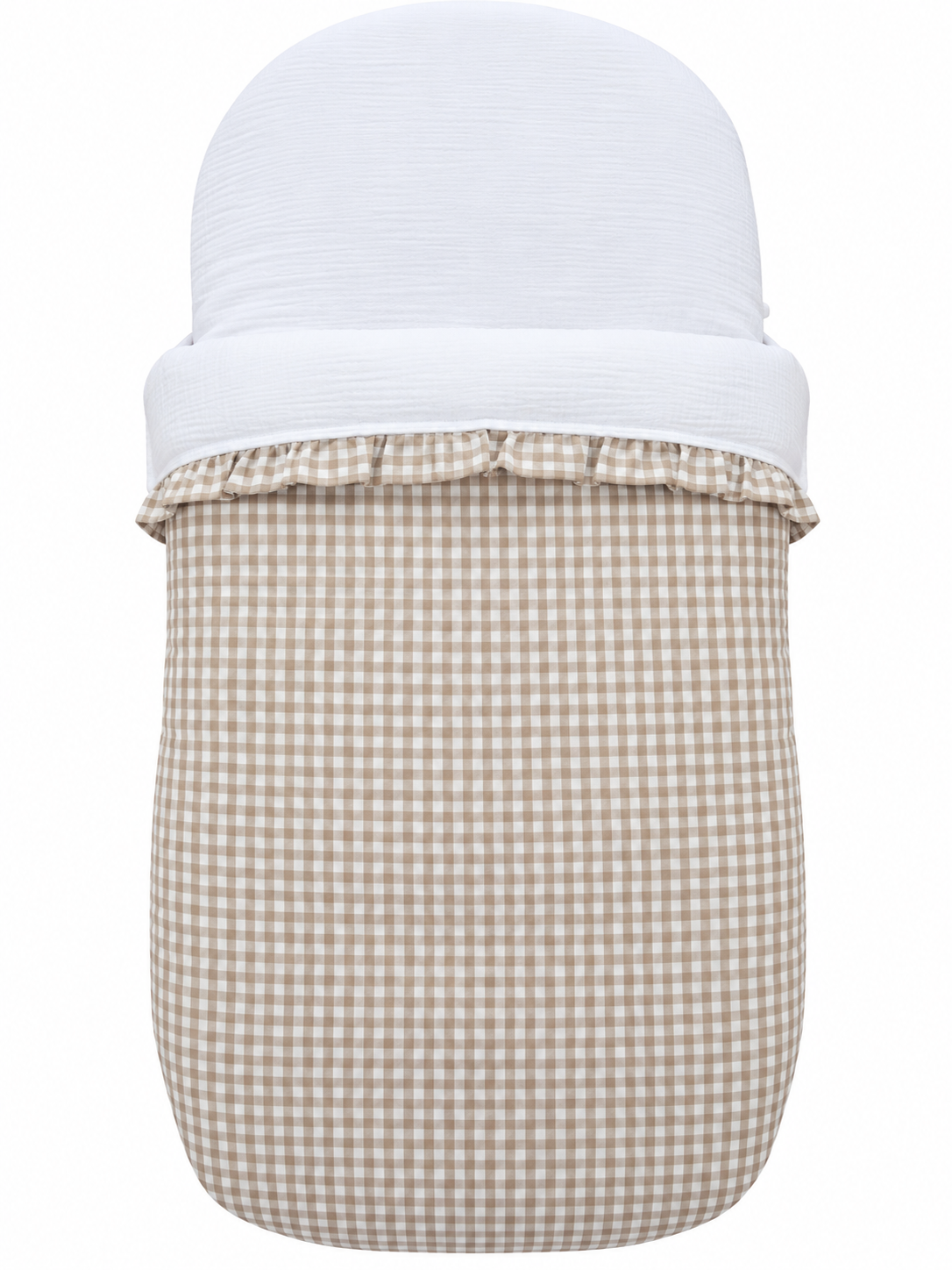 Saco Vichy Beige Bambula
