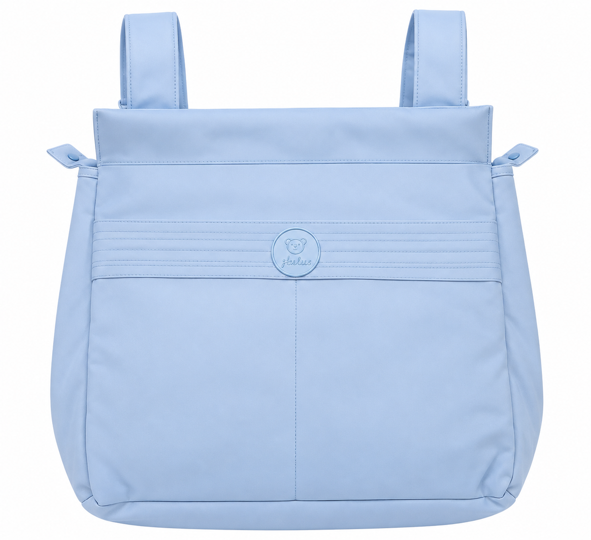 Bolso Polipiel Con Cambiador Azul Pirulos