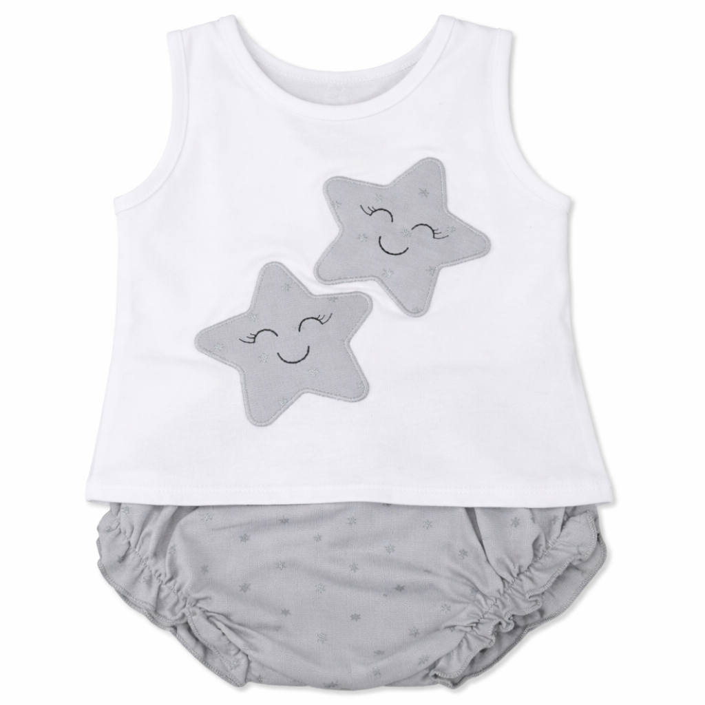 Conjunto Estrellas gris
