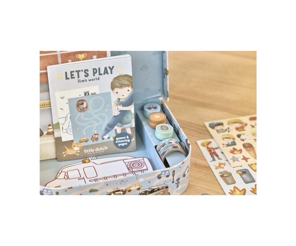 Maleta de Creatividad Azul Little Dutch