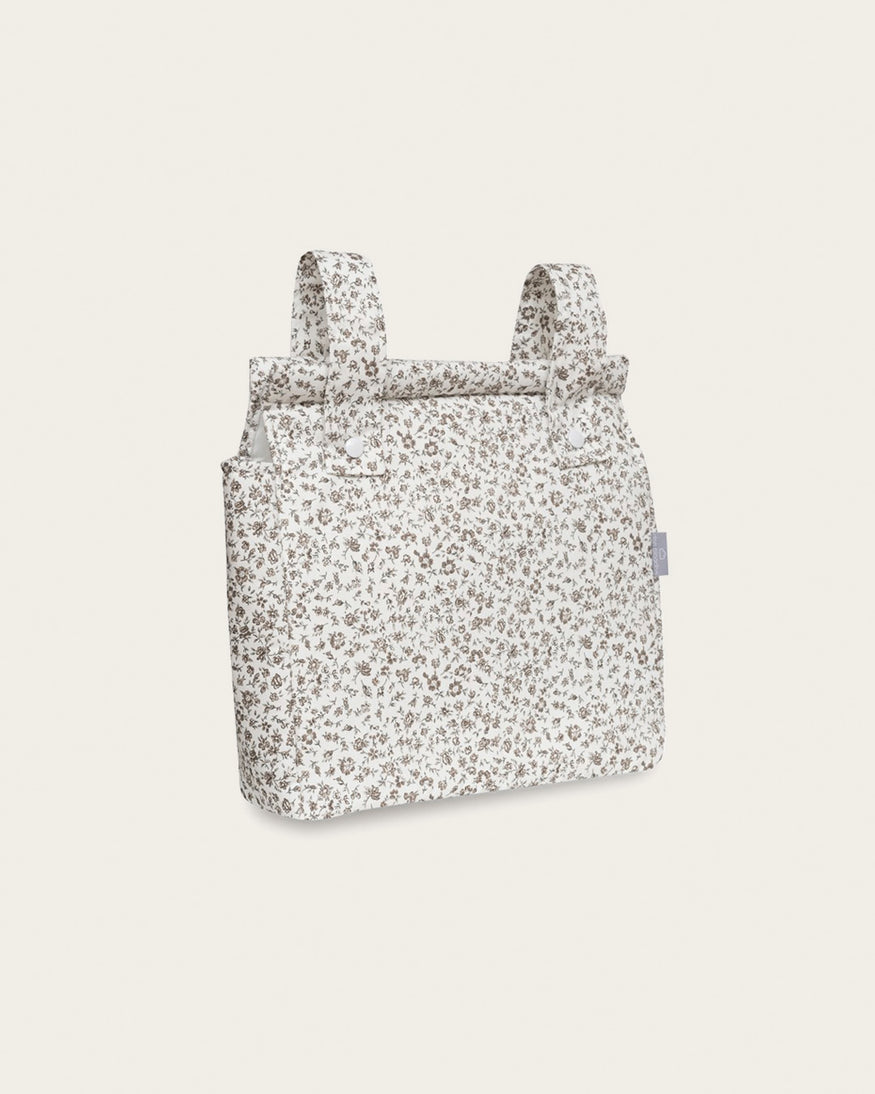 Bolso Flores Gris Don Algodón