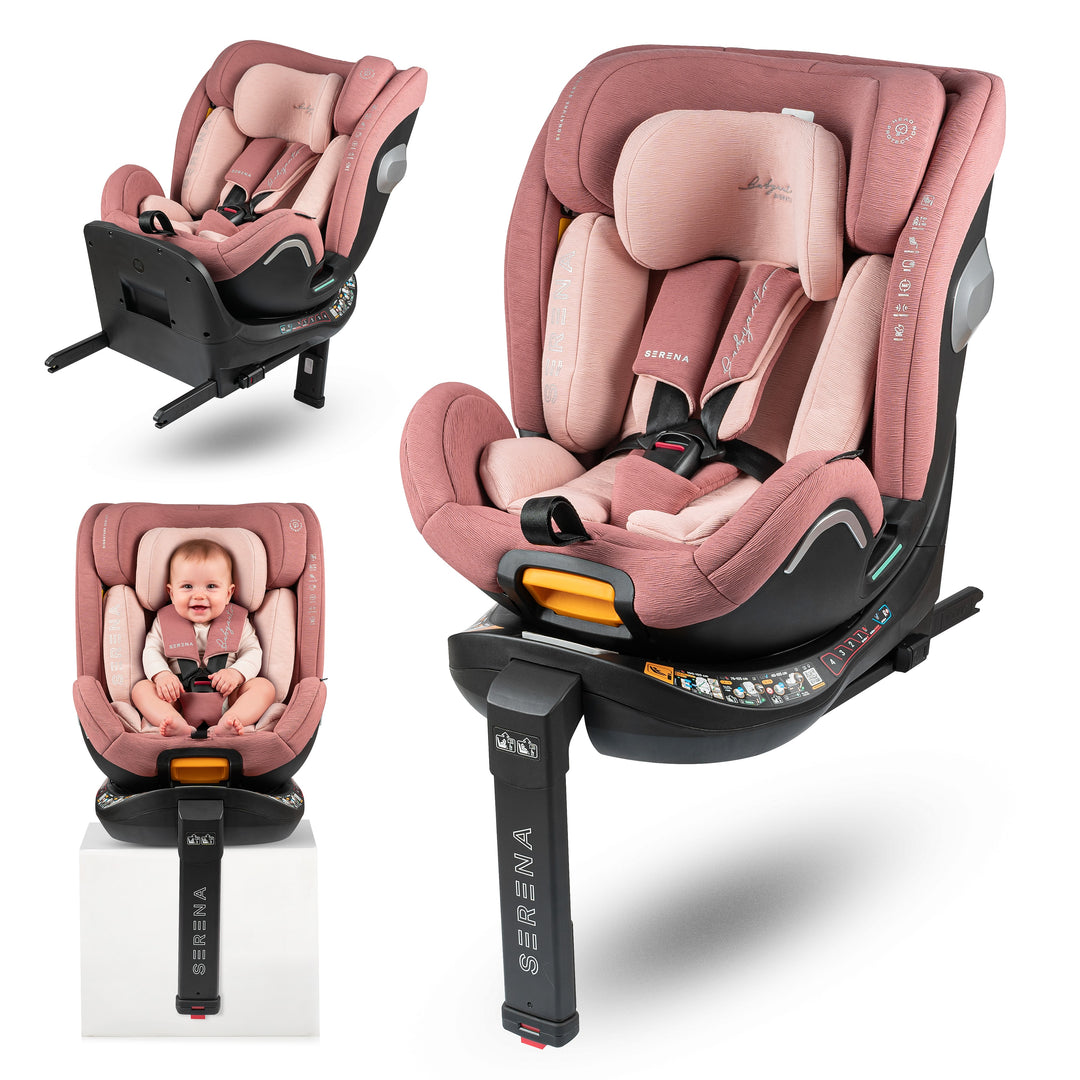 PROMOCION - Silla de Auto Serena Rosa BabyAuto + Linko de Regalo