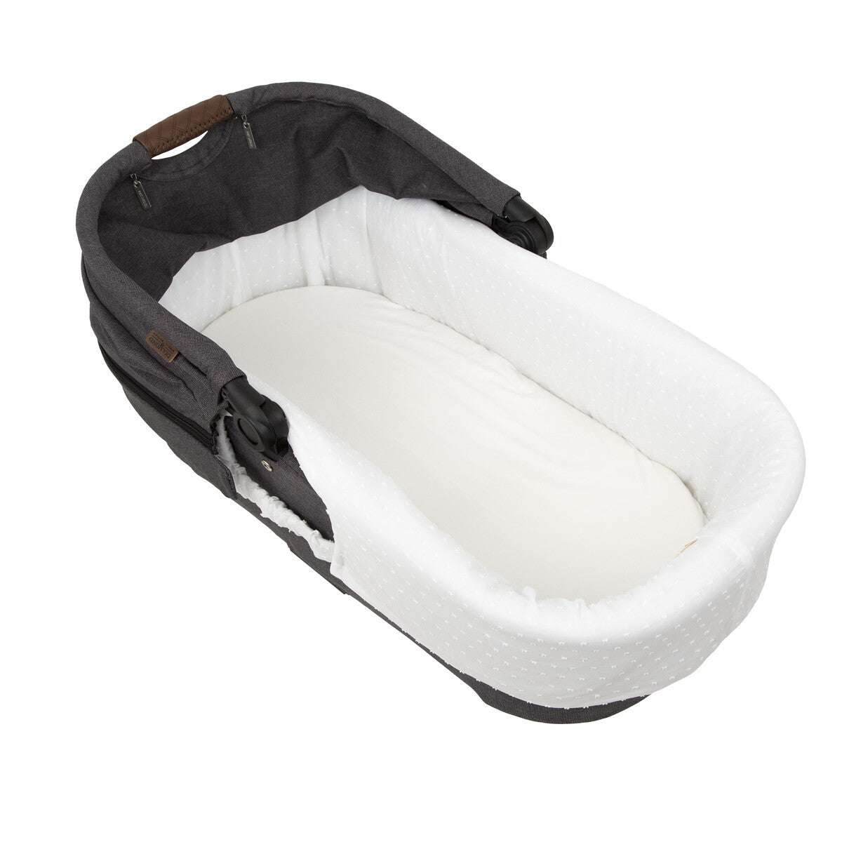 Cubre Capazo Plumeti Blanco Bimbidreams