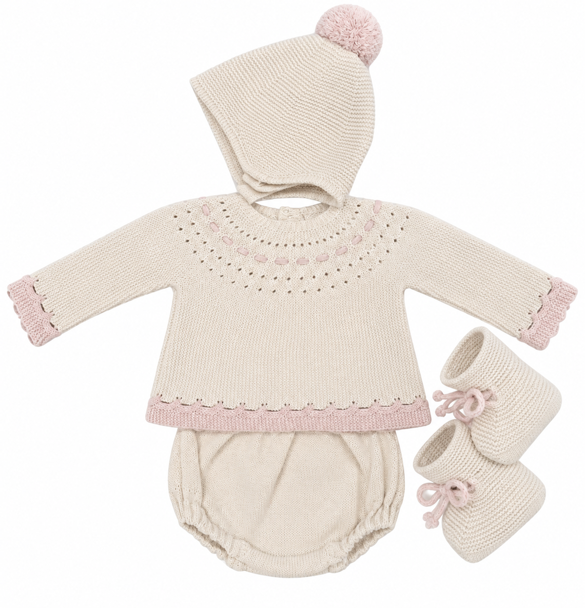 Conjunto 4 Piezas Mac Ilusión 0232 Beige/Nude