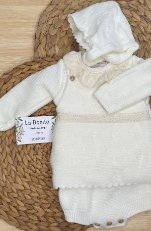 Tres piezas - Beige - Talla 0