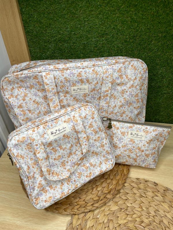 Bolsos maternidad/carro - Flores Camel