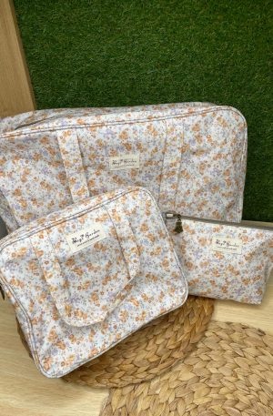 Bolsos maternidad/carro - Flores Camel