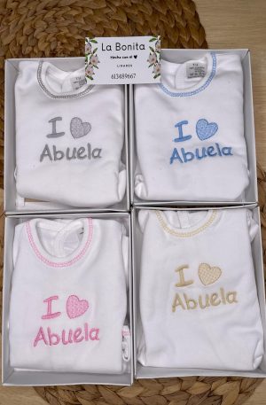 Conjunto I Love Abuela