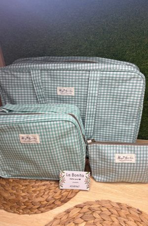 Bolsos maternidad/carro - Vichy Verde