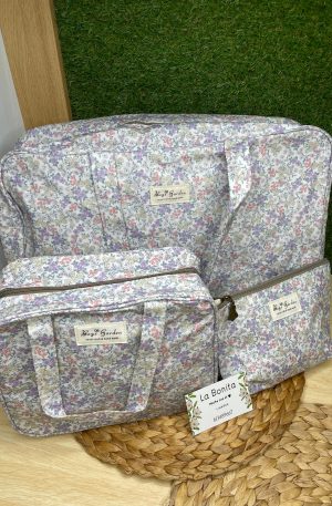 Bolsos maternidad/carro - Flores Violeta