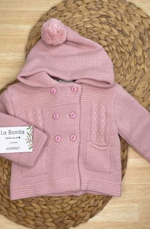 Chaqueta de lana - Rosa nude