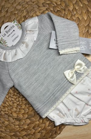 Conjunto ranita zorros - Gris