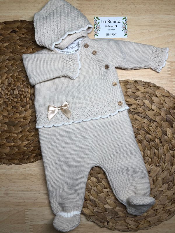 Tres piezas - Camel - Talla 0